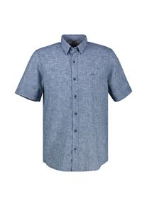 Lerros Herren Kurzarmhemd "Lerros Herren Halbarmhemd in Übergrößen", blau, Gr. 5XL, 60% Polyester, 40% Baumwolle, Hemden