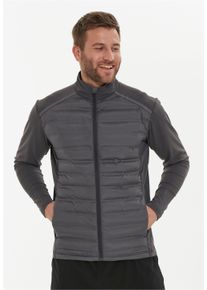 Endurance Herren Laufjacke "MIDAN", grau, casual, Gr. XXXL, unifarben, 100% Polyester, Jacken, mit wärmenden Steppeinsätzen