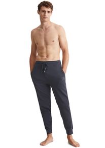 Marc O'Polo MARC O'POLO Herren Pyjamahose "Heavy Jersey", Gr. S, blau, Obermaterial: 100% Baumwolle, unifarben, casual, Hosen, mit dezentem Logodruck