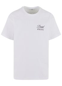 Herren T-Shirt "Upscale by Mister Tee Dangerous Grounds Oversize Tee", weiß, casual, Gr. XXL, UPSCALE BY MISTER TEE, bedruckt, 100% Baumwolle, Shirts