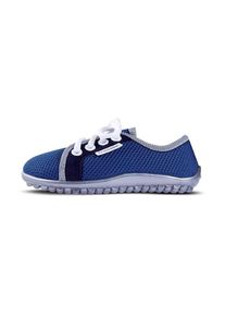 Leguano Kinder Barfußschuh "LEGUANITO AKTIV", Gr. 25, blau, Textil, sportlich, Schuhe, Halbschuh, Schnürer mit speziell entwickelter