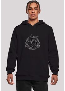 F4NT4STIC Herren Kapuzenpullover "Harry Potter Ravenclaw Seal", schwarz, casual, Gr. L, Obermaterial: 65% Baumwolle, 35% Polyester, Pullover, Print