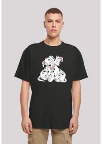 F4NT4STIC Herren T-Shirt "Disney 101 Dalmatiner Puppy Love", schwarz, casual, Gr. XXXL, Obermaterial: 100% Baumwolle, Shirts, Print