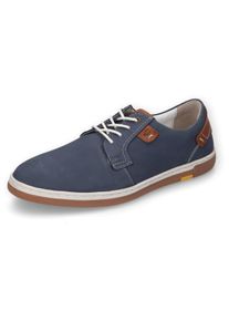 Camel Active Herren Schnürschuh, Gr. 41, blau, Nubukleder, casual, Schuhe, Hybrid Sneaker, Business Schuh, Sneaker mit Lederfutter