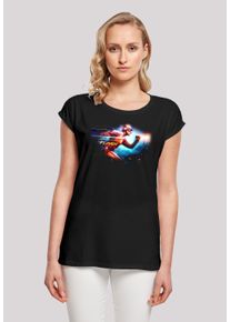 F4NT4STIC Damen T-Shirt "DC Comics The Flash Sparks", schwarz, casual, Gr. XXXL, Obermaterial: 100% Baumwolle, Shirts, Print