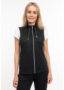 DEPROC Active Damen Funktionsweste "NIGEL PEAK III VEST", schwarz, casual, Gr. 54, 96% Polyester; 4% Elasthan, Westen, auch in Großen Größen