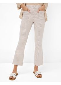 Brax Damen 5-Pocket-Hose "Style SHAKIRA S", beige, Gr. 42, 73% Baumwolle, 23% Polyester, 4% Elasthan, Hosen