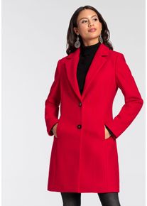 Laura Scott Damen Kurzmantel, rot, casual, Gr. 40, Web, Obermaterial: 100% Polyester. Futter: 100% Polyester, Mäntel, perfekt für den Übergang