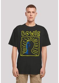 F4NT4STIC Herren T-Shirt "David Bowie Rock Music Band 90s Frame", schwarz, casual, Gr. XXL, Obermaterial: 100% Baumwolle, Shirts, Print