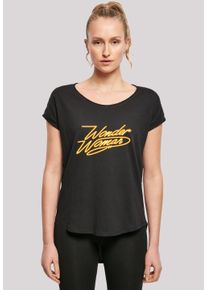 F4NT4STIC Damen T-Shirt "DC Comics Wonder Woman 84 Neon", schwarz, casual, Gr. S, Obermaterial: 100% Baumwolle, Shirts, Print