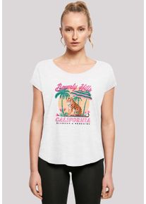 F4NT4STIC Damen T-Shirt "Beverly Hills California Glamour Summer", weiß, casual, Gr. XXL, Obermaterial: 100% Baumwolle, Shirts, Premium Qualität