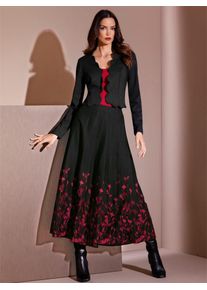 Damen Shirtjacke "Modal-Shirtjacke", schwarz, Gr. 38, CREATION L PREMIUM, unifarben, 70% Modal, 25% Polyamid, 5% Elasthan, Shirts