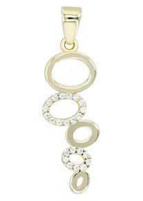 Adelia´s ADELIA ́S Damen Ketten-Anhänger "Neuheit 2025 - eleganter Schmuck Anhänger aus 333 Gold", Gelbgold 333-Gold, gold, Gelbgold 333, Gold, Schmuckanhänger
