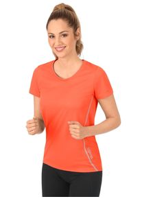 TRIGEMA Damen T-Shirt "TRIGEMA Sportshirt COOLMAX", rot, sportlich, Gr. L, 100% Polyester (recycelt), Shirts
