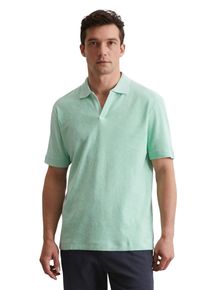 Marc O'Polo MARC O'POLO Herren Poloshirt "aus Bio-Baumwoll-Frottee", blau, casual, Gr. XXL, unifarben, Obermaterial: 100% Baumwolle, Shirts