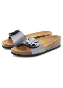 Vivance Damen Pantolette "Mule, Sandale, offener Schuh", Gr. 42, grau, Obermaterial: 100% Synthetik. Futter: 100% Synthetik. Decksohle: 100%