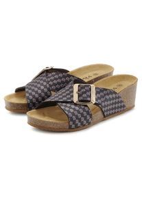 Vivance Damen Pantolette "Sandale, Mule, offener Schuh", Gr. 38, schwarz, Obermaterial: 100% Synthetik. Futter: 100% Textilmaterial. Decksohle: 100%