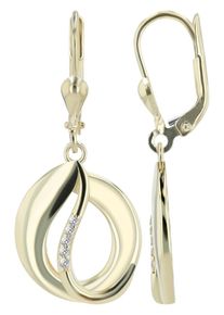 Adelia´s ADELIA ́S Damen Paar Ohrhänger, Damen, Gelbgold 333, silber, Gelbgold 333, Ohrringe