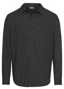 Columbia Herren Funktionshemd, schwarz, sportlich, Gr. M, Obermaterial: 100% Polyester, Hemden