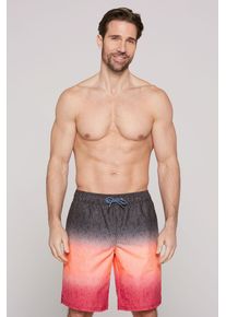 CAMP DAVID Herren Badeshorts, schwarz, Gr. S, Polyamid, Polyester, Elasthan, Badehosen, mit Einschubtaschen
