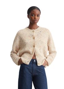 Marc O'Polo Damen Cardigan, beige, modisch, Gr. XL, MARC O'POLO DENIM, Strick, Obermaterial: 77% Schurwolle, 15% Polyamid, 8% Viskose, Strickjacken, in