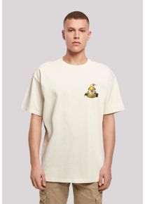F4NT4STIC Herren T-Shirt "Rubber Duck Wizard OVERSIZE TEE", beige, casual, Gr. XXXL, Obermaterial: 100% Baumwolle, Shirts, Print