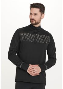 Endurance Herren Funktionsshirt "Loopy", schwarz, sportlich, Gr. XXL, bedruckt, 100% Polyester, Shirts, mit reflektierenden Elementen