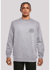 F4NT4STIC Herren Kapuzenpullover "Darts Board Dartscheibe", grau, casual, Gr. XXL, Obermaterial: 50% Baumwolle, 50% Polyester, Pullover, Print