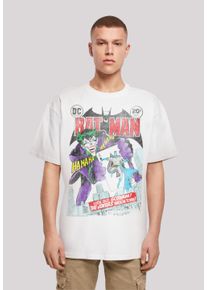 F4NT4STIC Herren T-Shirt "Batman Joker Playing Card Cover", weiß, casual, Gr. S, Obermaterial: 100% Baumwolle, Shirts, Print
