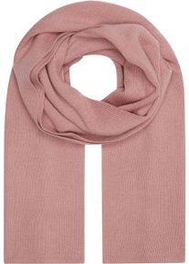 Damen Schal "MONOGRAM EMBRO SCARF", rosa, casual, Calvin Klein Jeans, unifarben, Strick, Polyester, Modetücher, mit Logostickerei