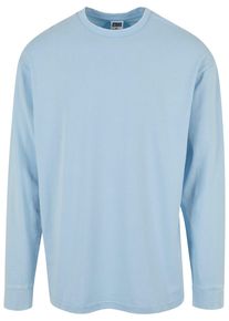 Urban Classics Herren Longsleeve "Urban Classics Herren Heavy Boxy Acid Wash Longsleeve", blau, klassisch, Gr. M, unifarben, 100% Baumwolle, Shirts