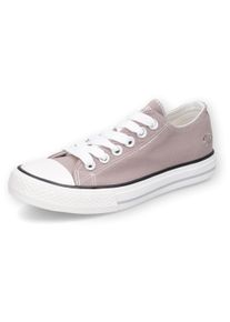 Damen Sneaker, Dockers by Gerli, Gr. 38, grau, Textil, sportlich, Schuhe, mit dezenter Logo-Stickerei, Freizeitschuh, Halbschuh, Schnürschuh