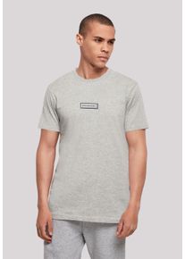 F4NT4STIC Herren T-Shirt "Happy People Only Good Vibes", grau, casual, Gr. XL, Obermaterial: 100% Baumwolle, Shirts, Print