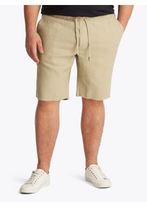 Tommy Hilfiger Big & Tall Herren Shorts "BT-BROOKLYN PO LINEN SHORT-B", grün, casual, Gr. 44, TOMMY HILFIGER BIG & TALL, Web, Obermaterial: 71% Leinen, 29% Polyester, Hosen,
