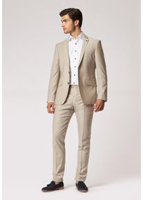 Roy Robson Herren Hosenanzug "Modischer Anzug Im Slim Fit", beige, Gr. 102, 57% Schurwolle, 40% Viskose, 3% Elasthan, Anzüge