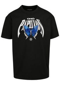 Herren T-Shirt "Upscale by Mister Tee Herren Origami Tee", schwarz, casual, Gr. XS, UPSCALE BY MISTER TEE, unifarben, 100% Baumwolle, Shirts