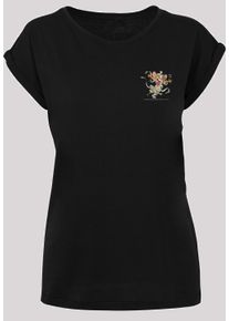 F4NT4STIC Herren Kurzarmshirt "F4NT4STIC Damen", schwarz, casual, Gr. XS, unifarben, 100% Baumwolle, Shirts