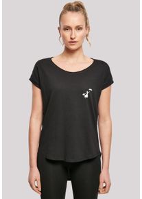 F4NT4STIC Damen T-Shirt "Disney Mary Poppins Flying Silhouette", schwarz, casual, Gr. S, Obermaterial: 100% Baumwolle, Shirts, Damen,Premium