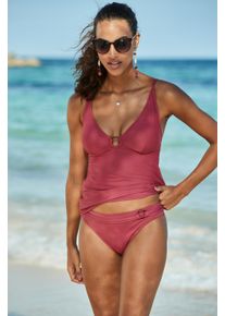 s.Oliver Damen Tankini-Top "Rome", rot, Gr. 36, unifarben, Polyamid, Bikini-Oberteile, in verschiedenen Unifarben