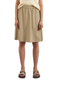 Marc O'Polo MARC O'POLO Damen Webrock "aus Lyocell-Leinen-Mix", beige, casual, Gr. 42, unifarben, Obermaterial: 94% Lyocell, 6% Leinen; Futter: 100% Nicht