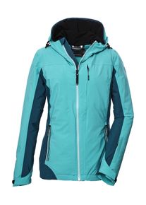 Killtec Damen Outdoorjacke "KOW 104 WMN JCKT", blau, sportlich, Gr. 38, Obermaterial: 88% Polyester 12% Elasthan, Innenfutter: 100% Polyester, Jacken