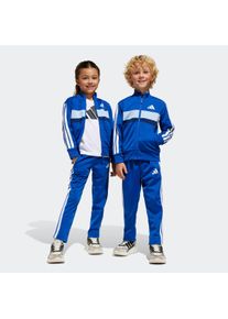 Kinder Trainingsanzug "LK 3S TIB TS", blau, sportlich, Gr. 104, adidas Sportswear, Obermaterial: 100% Polyester, Sportanzüge