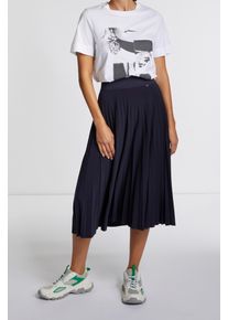 RICHROYAL Damen Plisseerock, blau, feminin, Gr. 38, Web, Obermaterial: 95% Polyester, 5% Elasthan, Röcke, mit elastischem Bund