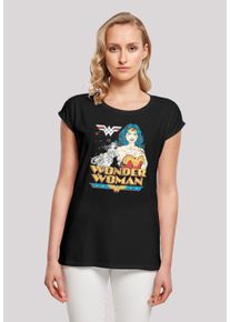 F4NT4STIC Damen T-Shirt "DC Comics Superhelden Wonder Woman Posing", schwarz, casual, Gr. XL, Obermaterial: 100% Baumwolle, Shirts, Print