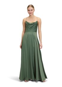 Vera Mont Damen Abendkleid "Vera Mont Abendkleid mit Wasserfallausschnitt", grün, elegant, Gr. 36, Satin, Obermaterial: 97% Polyester, 3% Elasthan.