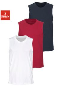 H.I.S. H.I.S Herren Muscleshirt, Gr. 4, bunt, Jersey, Obermaterial: 100% Baumwolle, unifarben, Basic, Shirts, mit Rundhalsausschnitt