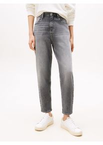 Tommy Jeans Damen Mom-Jeans "MOM JEAN UH TPR", schwarz, casual, Gr. 34, unifarben, Denim/Jeans, Obermaterial: 99% Baumwolle, 1% Elasthan, Jeans, mit