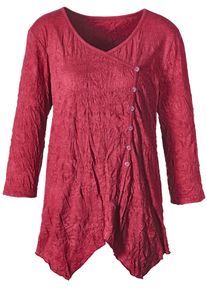 Classic Basics Damen 3/4-Arm-Shirt "Shirt", rot, Gr. 44, meliert, 50% Baumwolle, 50% Polyester, Shirts