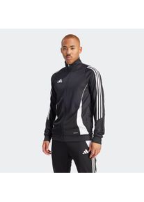 Herren Trainingsjacke "TIRO24 TRJKT", schwarz-weiß, sportlich, Gr. S, adidas Performance, Obermaterial: 100% Polyester, Jacken