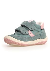 Naturino Kinder Sneaker "GO VL", Gr. 23, bunt, Veloursleder, Nylon, kontrastfarbene Details, sportlich, Schuhe, Freizeitschuh mit Farbeinsatz,
